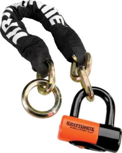 Kryptonite New York Cinch Ring Chain (w/Evolution Series 4 Disc Lock) (2.25 Feet)