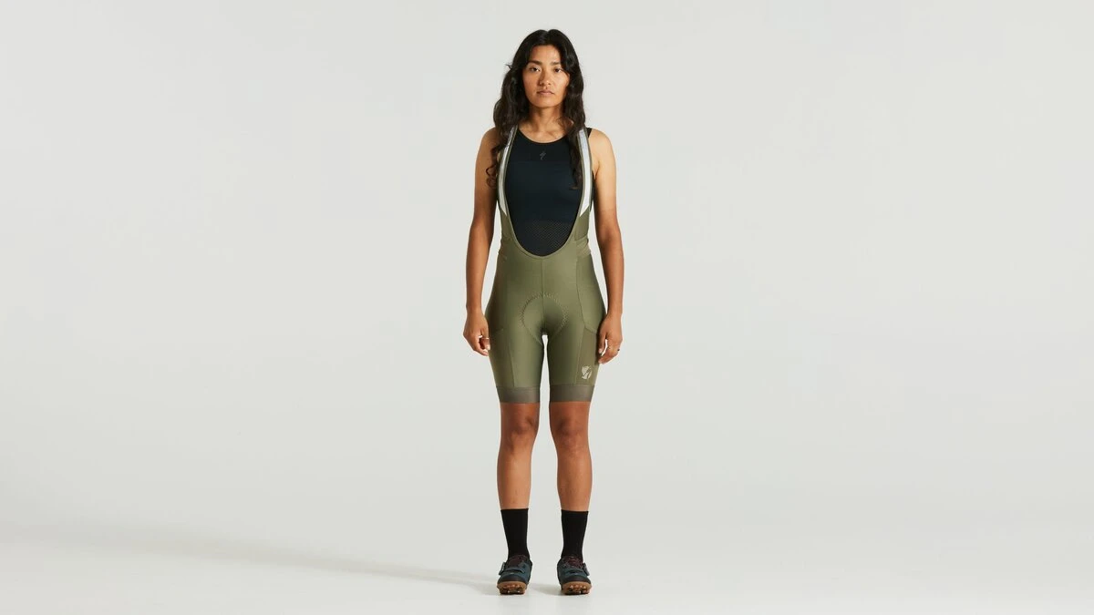 Specialized Women's Specialized/Fjallraven Adventure Bib Short With SWAT 3 Specialized Women's Specialized/Fjallraven Adventure Bib Short With SWAT